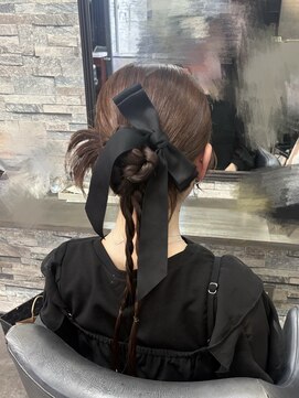 オズ 梅田店(OZ) ねじりカチモリヘア
