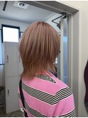 レイヤーボブ×ピンクベージュ0530