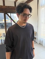 キーダ(KEEDA)&nbsp;メンズカット/波巻きツイストパーマ/ショート