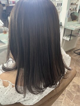 ヘアーディア みどり店(Hair...DiA) ナチュラルブラウン × くびれミディ
