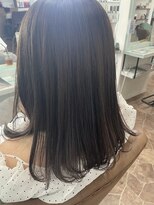 ヘアーディア みどり店(Hair...DiA) ナチュラルブラウン × くびれミディ