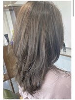 アースエレガンス 田町店(EARTH Elegance)&nbsp;ミディアムレイヤー×ラベンダーグレージュ