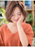 *+bliss上尾+*抜け感あるノーバング大人ボブd!