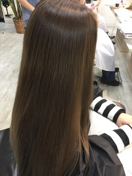 クレア(CREA) 細メッシュミルクティーベージュカラー