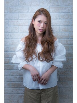 ヘアーアートシフォン 池袋西口店(Hair art chiffon) ブルージュベージュカラールーズ似合わせカットヴェールウェーブ