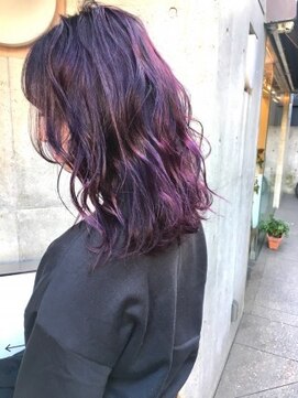 ブルーフェーセス 表参道(blue faces) 『bluefaces』ウエービーミディ バイオレットアッシュ