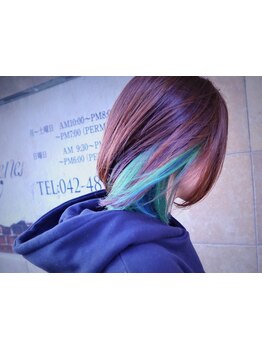 外国人のような透明感と艶を叶えてくれる話題の“イルミナカラー”取扱い☆通常カラーに+\1000でお試しOK♪