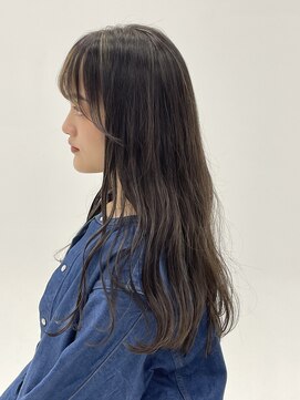 ルーフ 用賀(ROOF) 【ROOF用賀店】ブルーグレージュ バングインナー#トリートメント