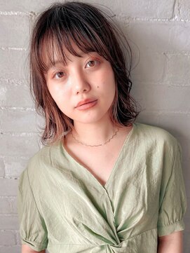 ベルビアンカ(Belle BIANCA) Belle BIANCA イヤリングカラー 外ハネボブ ミニボブby.Yukiho