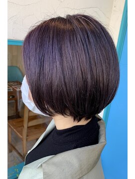 アトリエコパン(atelier copan) パープルショートボブ