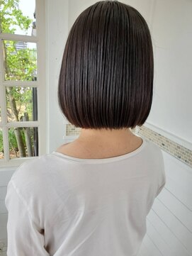 ティージェー天気予報 パートナイン 末広店(TJ Part9) 髪質改善水素カラー/ナチュラルブラウン/ボブ