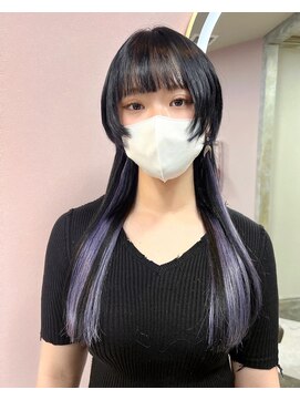 ガルボヘアー 名古屋栄店(garbo hair) ブリーチ ケアブリーチ ロング ウルフ エクステ