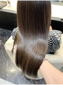 酸性トリートメント髪質改善透明感ブルーアッシュお客様ヘア☆