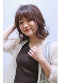 外ハネゆるふわウェーブ