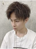 ツイストスパイラルパーマ メンズ 名古屋 ツイスパ 眉毛