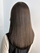 アイティーバイアルバム 八王子店(IT by ALBUM)&nbsp;髪質改善ブラウン_斜めバンググレージュカラー_ba422251