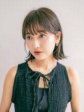 ベンジー 北上店(benji) ウェットで耳掛けボブ