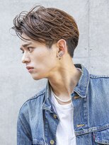 小久保Style☆波巻きハイライト束感ツーブロックマッシュパーマ