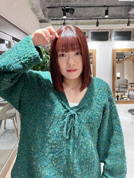 アドア 横浜(ADORE) 【ADORE横浜】ピンクラベンダー×ロングボブ