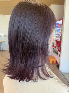 ビスポーク(BESPOKE) 20代30代40代大人可愛い韓国風パープルブルー透明感