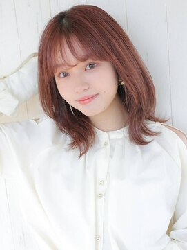 アグ ヘアー ディオ 熊本上通店(Agu hair dio) 《Agu hair》くびれ外ハネセミ×numberA.ヘアバター