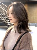 かきあげ前髪 ボブ レイヤーカット