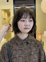 スニュウ(snuw)&nbsp;似合わせカットボブ小顔カットグレージュオリーブ