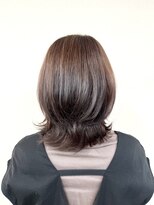 松本平太郎美容室 大宮店&nbsp;外はねレイヤー（ナチュラルなマロンカラー）/30代40代50代60代