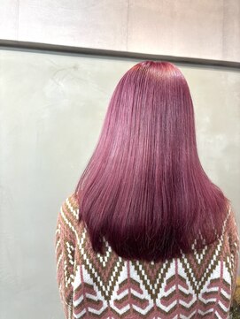 ファビ 渋谷(Fab) 渋谷／ブリーチカラー/ピンクカラー／ピンク