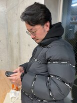 エウペ 渋谷(WEUPE)&nbsp;斜めバング/グレージュカラー/デザインカラー/シルキーベージュ