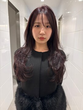 スノッブサンク(Snob ciNQ) レイヤーカット/ハッシュカット/ラベンダーカラー