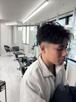 ハイプ(HYPE)&nbsp;ナチュラルマッシュ/センターパート/ニュアンスパーマ/メンズ