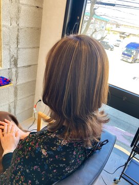 ルースヘアー(Luz hair) レイヤーXハイライト