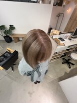 ヴィンスジオ 岐阜駅南(vince gio) ブラウンとベージュのローライト