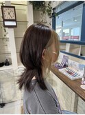 ウルフカットフェイスフレーミング