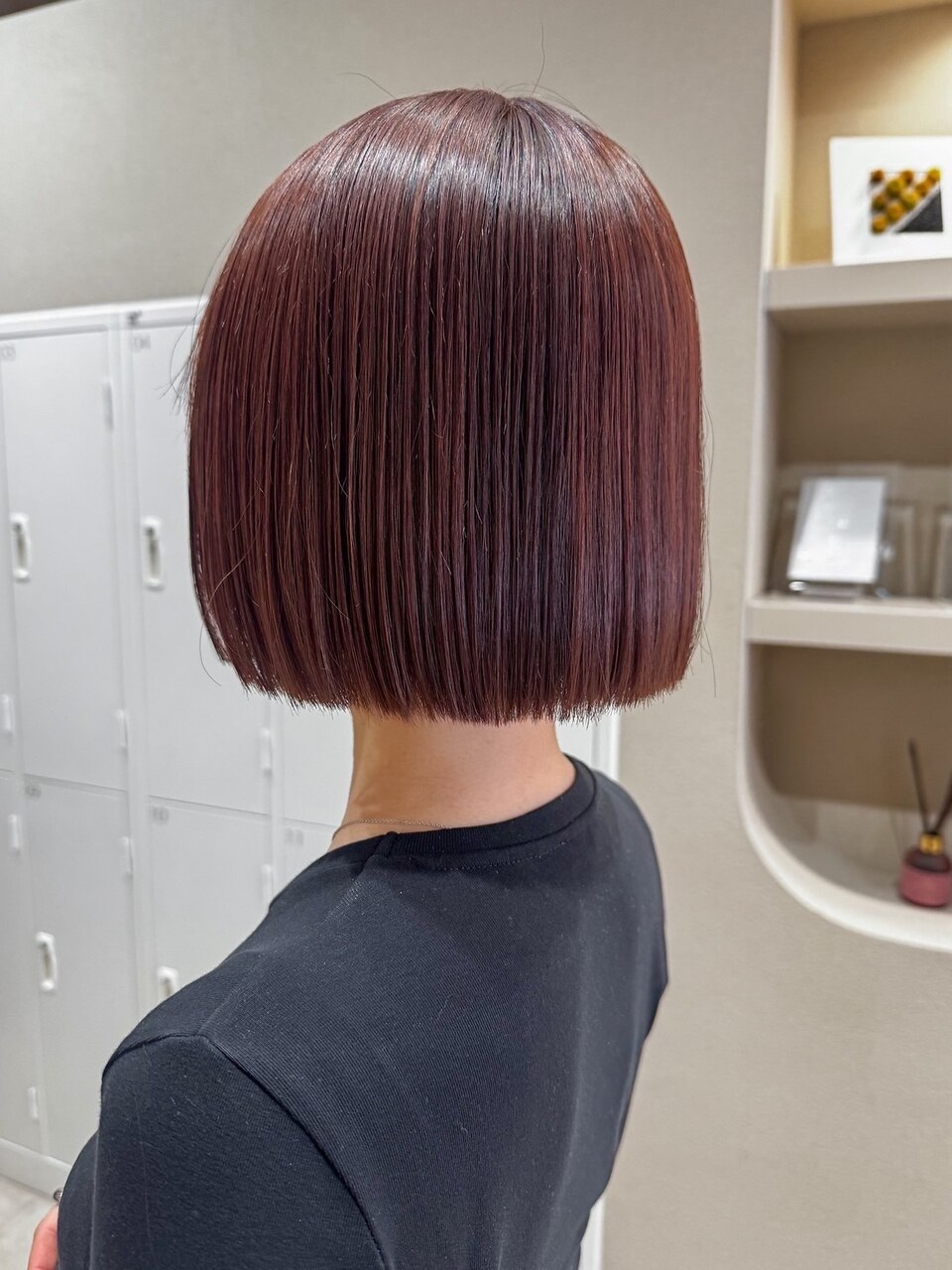 艶髪ピンクベージュ/ボブ/表参道/原宿