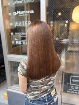 ルフレ 新宿本店2nd(Reflet) オレンジブラウンカラー