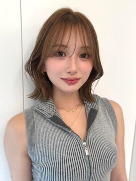 サンドイエナ 横浜店(sand yena) くすみベージュ/ボブ/前髪/レイヤー/髪質改善/縮毛矯正/横浜