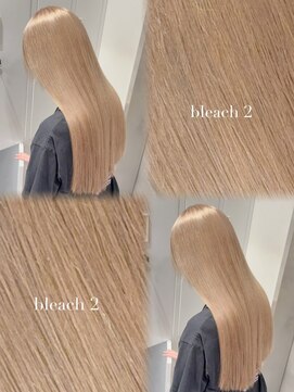 ベレーザ 渋谷(BELEZA) 16372ブリーチ＆ダブルカラーパールベージュホワイトブロンド