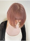 【小野】暖色ピンクハイトーンブリーチカラー吉祥寺