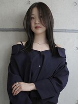 ニコフクオカヘアーメイク(NIKO Fukuoka Hair Make)&nbsp;[NIKO]オリーブグレージュ/オリーブカラー/ミディアムヘア