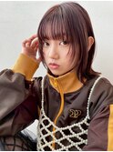レイヤーカット/顔まわりカット/ミディアム