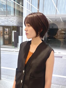 丸みショートボブ