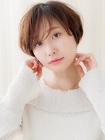 カバーヘア 上尾西口店(COVER HAIR)&nbsp;前髪パーマボルドーカラーモテ抜け感ショートbs上尾20代30代40代