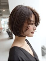 ダル 渋谷/表参道(DAL.) 大人かわいいコンパクトショートボブナチュラルブラウン