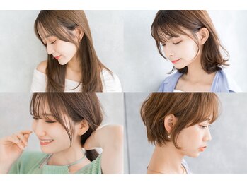 エレノア スパアンドトリートメント 新宿(Eleanor)の写真/計算された顔周りカット!似合わせカットでトレンド感と透け感を演出し、あなたをもっと輝かせます♪