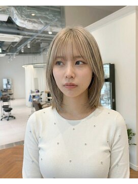 ハーツオオサカ(HE:ARTS OSAKA) ストレートでもかわいナチュラルレイヤーボブ