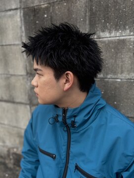 クロム(CHROM) 【漢は黒髪短髪!!!】黒髪×スパイキーショート