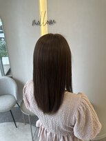 メロウ(mellow) 髪質改善トリートメント×ミルクティーベージュで叶える艶カラー