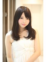 フォルテ 城北店 黒髪セミロングで好印象のヘアスタイル○